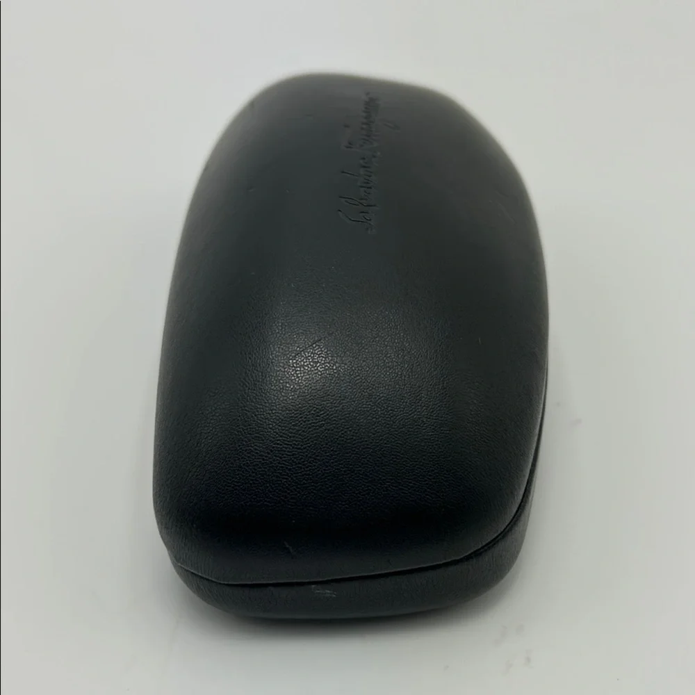 Salvatore Ferragamo Black Eyewear Case Sleek Design
